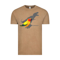 Vintage Coffee cute screaming parrot, birb memes, funny t rex sun conure t shirt Vintage Tee - linhVisuals