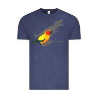 Vintage Denim cute screaming parrot, birb memes, funny t rex sun conure t shirt Vintage Tee - linhVisuals