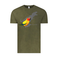 Vintage Olive cute screaming parrot, birb memes, funny t rex sun conure t shirt Vintage Tee - linhVisuals