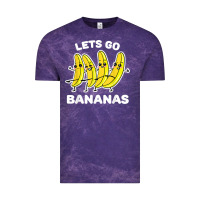 Cloud Purple lets go bananas shirt  funny fruit pun shirt  banana t shirt Vintage Tee - linhVisuals