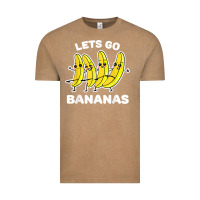 Vintage Coffee lets go bananas shirt  funny fruit pun shirt  banana t shirt Vintage Tee - linhVisuals