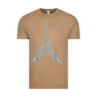 Vintage Coffee eiffel tower with diamonds the parisian french love sign t shirt Vintage Tee - linhVisuals