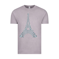 Vintage Zinc eiffel tower with diamonds the parisian french love sign t shirt Vintage Tee - linhVisuals