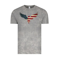Cloud Rock bald eagle  america Vintage Tee - linhVisuals