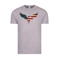 Vintage Zinc bald eagle  america Vintage Tee - linhVisuals