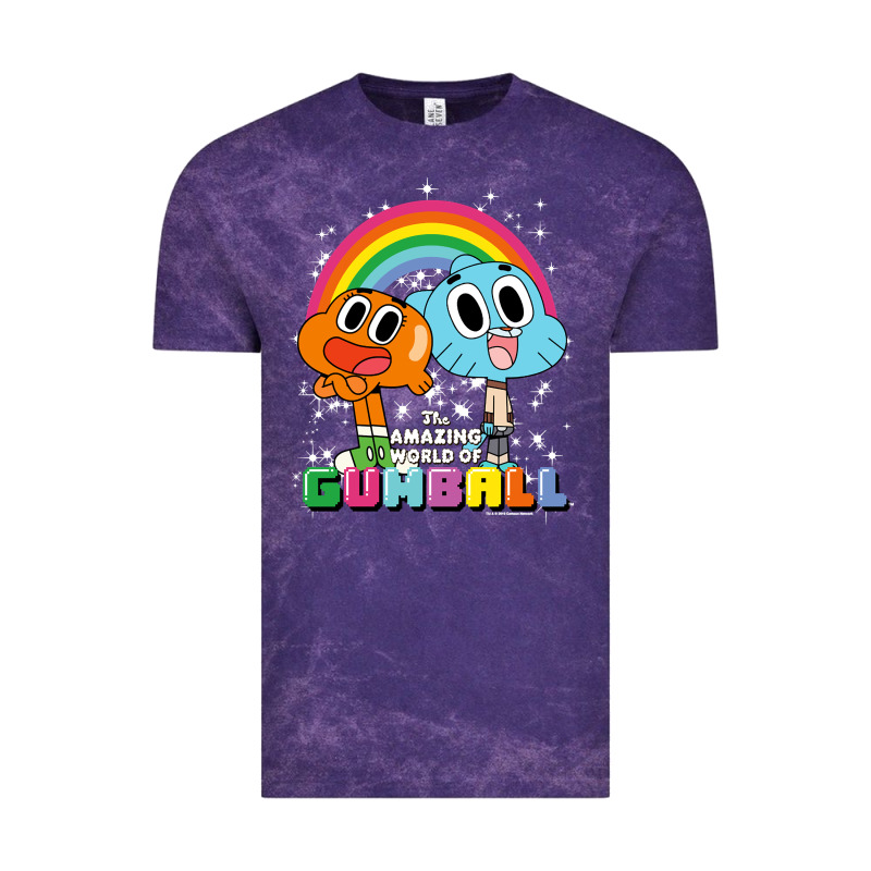 Cn The Amazing World Of Gumball & Darwin Rainbow Portrait Pullover Hoo Vintage Tee by linhVisuals | Teevron