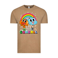Vintage Coffee cn the amazing world of gumball & darwin rainbow portrait pullover hoo Vintage Tee - linhVisuals