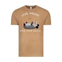 Vintage Camel funny opossum possum tee live weird fake your death t shirt Vintage Tee - linhVisuals