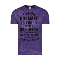 Cloud Purple mens i never dreamed i'd end up being a son in law funny gift t shirt Vintage Tee - linhVisuals