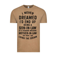 Vintage Coffee mens i never dreamed i'd end up being a son in law funny gift t shirt Vintage Tee - linhVisuals