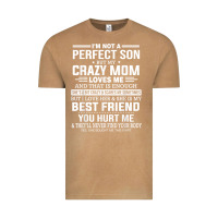 Vintage Camel i'm not a perfect son but my crazy mom loves me mother's day t shirt Vintage Tee - linhVisuals
