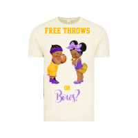 Vintage Arctic free throws or bows basketball baby gender reveal t shirt Vintage Tee - linhVisuals