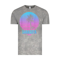 Sarasota Florida Vintage Retro Palm Tree T Shirt Vintage Tee | Teevron