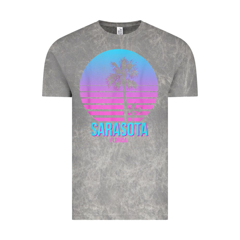 Sarasota Florida Vintage Retro Palm Tree T Shirt Vintage Tee by linhVisuals | Teevron
