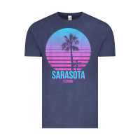 Vintage Denim sarasota florida vintage retro palm tree t shirt Vintage Tee - linhVisuals