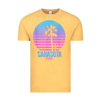 Vintage Mustard sarasota florida vintage retro palm tree t shirt Vintage Tee - linhVisuals