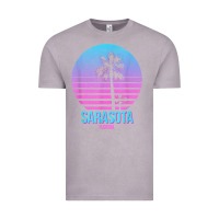 Vintage Zinc sarasota florida vintage retro palm tree t shirt Vintage Tee - linhVisuals