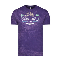 Cloud Purple sanibel island retro style florida t shirt Vintage Tee - linhVisuals