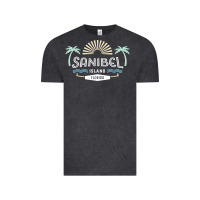 Vintage Black sanibel island retro style florida t shirt Vintage Tee - linhVisuals