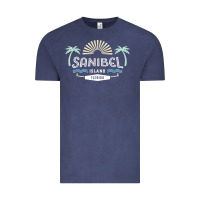Sanibel Island Retro Style Florida T Shirt Vintage Tee | Teevron