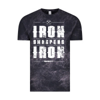 Cloud Black iron sharpens iron proverbs christian bible verse religious pullover h Vintage Tee - linhVisuals