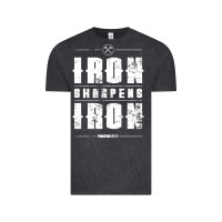Iron Sharpens Iron Proverbs Christian Bible Verse Religious Pullover H Vintage Tee | Teevron