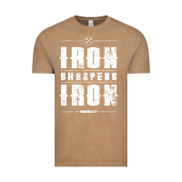 Vintage Coffee iron sharpens iron proverbs christian bible verse religious pullover h Vintage Tee - linhVisuals