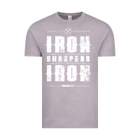 Vintage Zinc iron sharpens iron proverbs christian bible verse religious pullover h Vintage Tee - linhVisuals
