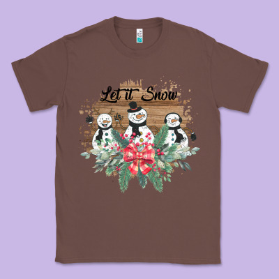Let It Snow Classic Tee Designed By Bettercallsaul