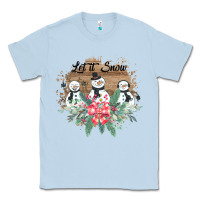 Dusty Blue Let it snow Classic Tee - Bettercallsaul