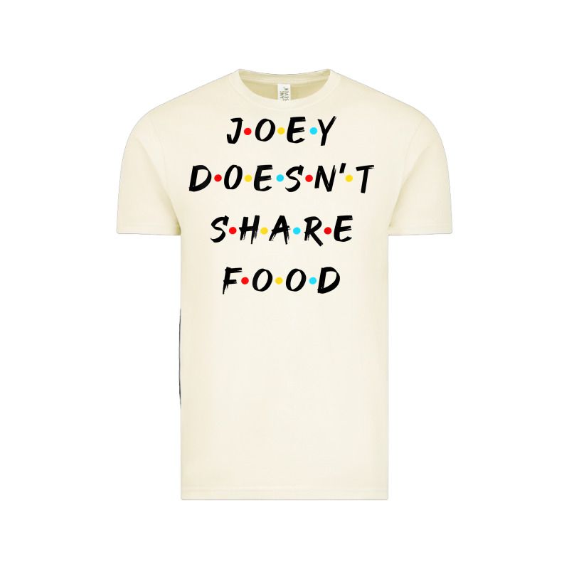 Funny Joey Doesn't Share Food How You Doin Quoted Friends T Shirt Vintage Tee by linhVisuals | Teevron