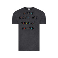 Vintage Black funny joey doesn't share food how you doin quoted friends t shirt Vintage Tee - linhVisuals