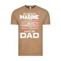 Vintage Coffee my favorite marine calls me dad t  shirt father's day flag my favorite Vintage Tee - linhVisuals