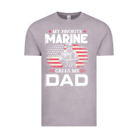 Vintage Zinc my favorite marine calls me dad t  shirt father's day flag my favorite Vintage Tee - linhVisuals