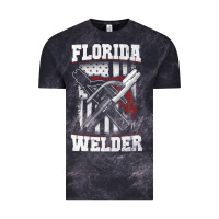 Cloud Black welding longsleeves t shirt florida fl american welder gifts Vintage Tee - linhVisuals