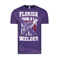 Cloud Purple welding longsleeves t shirt florida fl american welder gifts Vintage Tee - linhVisuals