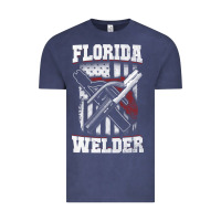 Vintage Denim welding longsleeves t shirt florida fl american welder gifts Vintage Tee - linhVisuals