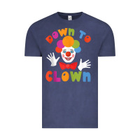 Vintage Denim down to clown funny circus tank top Vintage Tee - linhVisuals