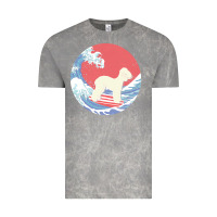 Cloud Rock bedlington terrier t  shirt bedlington terrier gifts   ocean waves sur Vintage Tee - linhVisuals