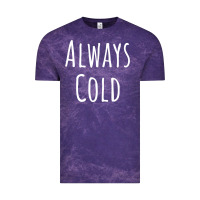 Cloud Purple always cold sweatshirt Vintage Tee - linhVisuals