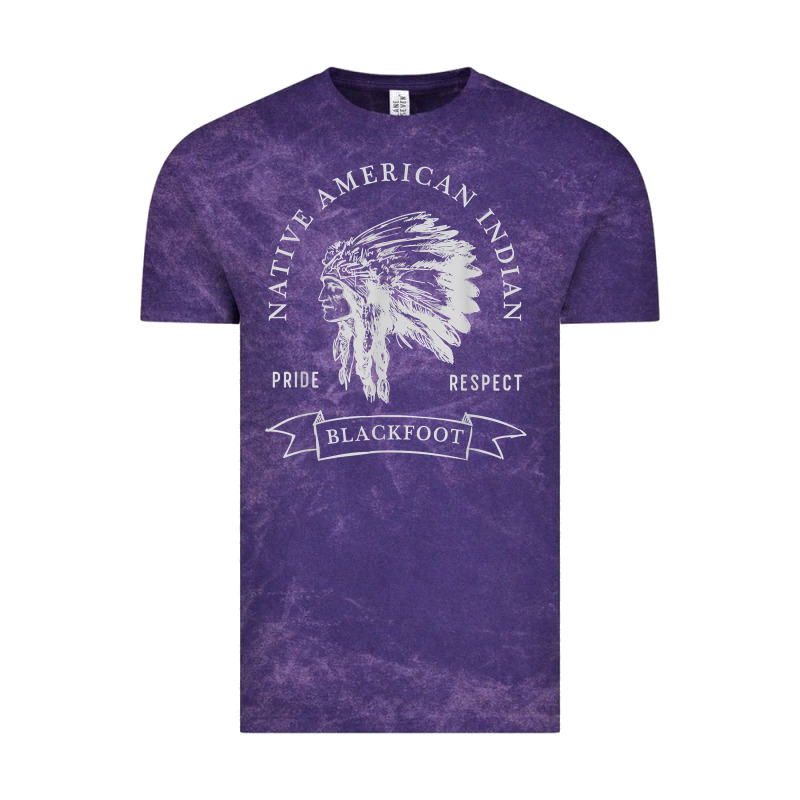 Blackfoot Tribe Native American Indian Pride Respect Darker T Shirt Vintage Tee by linhVisuals | Teevron