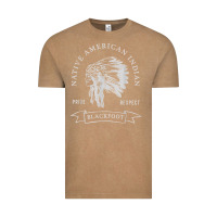 Vintage Coffee blackfoot tribe native american indian pride respect darker t shirt Vintage Tee - linhVisuals