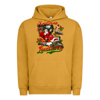 Pigment Peanut Butter louisiana christmas with santa Urban Hoodie - BarkalooDesign