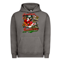Pigment Tornado louisiana christmas with santa Urban Hoodie - BarkalooDesign