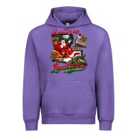Tulip louisiana christmas with santa Urban Hoodie - BarkalooDesign