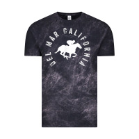 Cloud Black del mar california horse racing t shirt Vintage Tee - linhVisuals