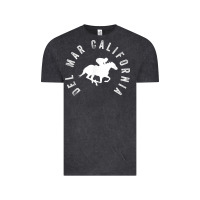 Vintage Black del mar california horse racing t shirt Vintage Tee - linhVisuals