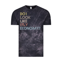 Cloud Black do i look like i fly economy   funny vintage retro premium t shirt Vintage Tee - linhVisuals