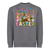 Storm Happy Easter bunnys Heavyweight Sweatshirt - OliviaCreatesArt