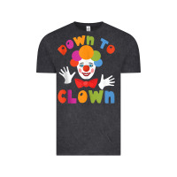 Vintage Black down to clown funny circus tank top Vintage Tee - linhVisuals